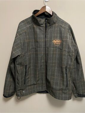Big White Ski Resort Stormtech Olive Plaid  Jacket Men’s XL